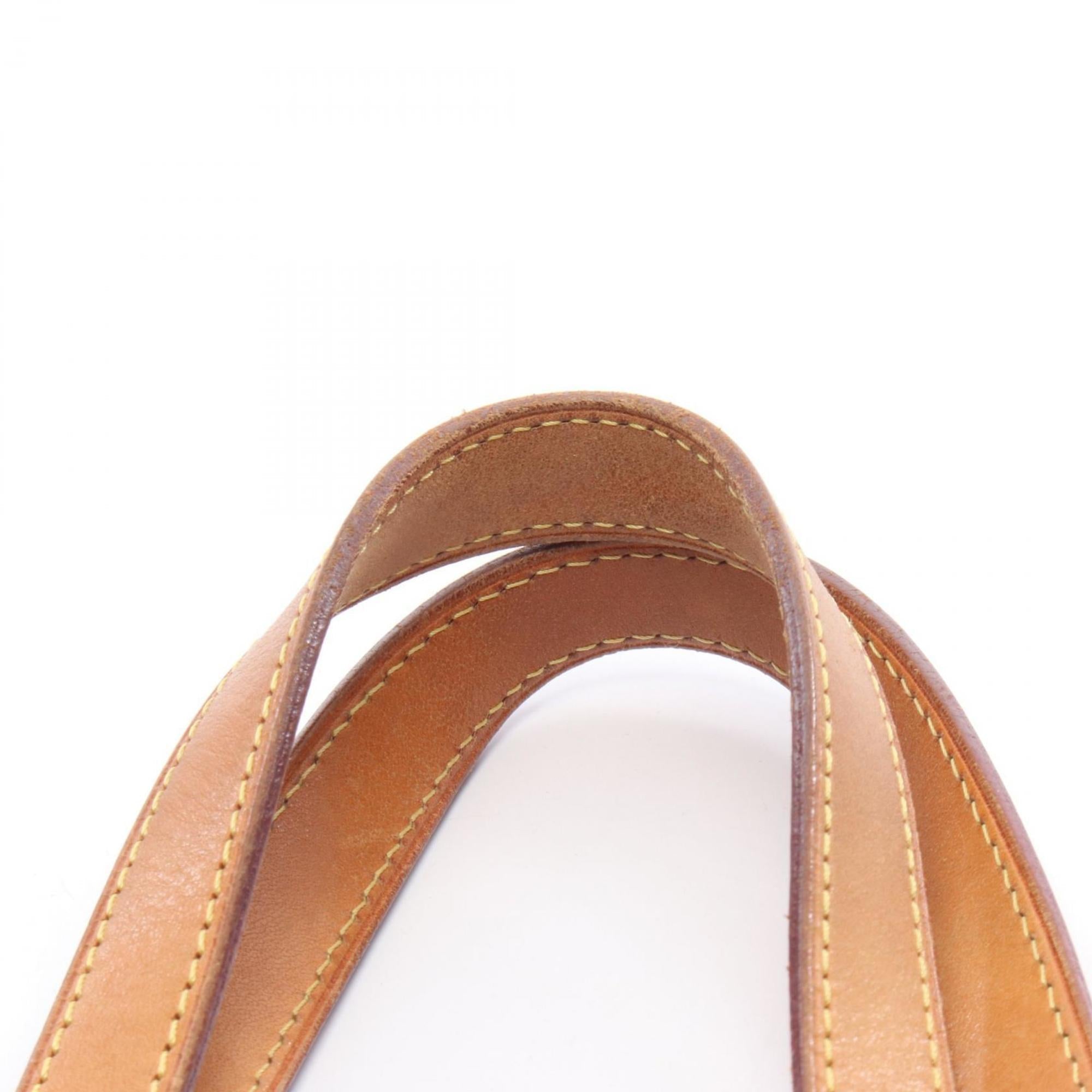 Louis Vuitton Monogram Brown Coated Canvas Leather Tote Bag
