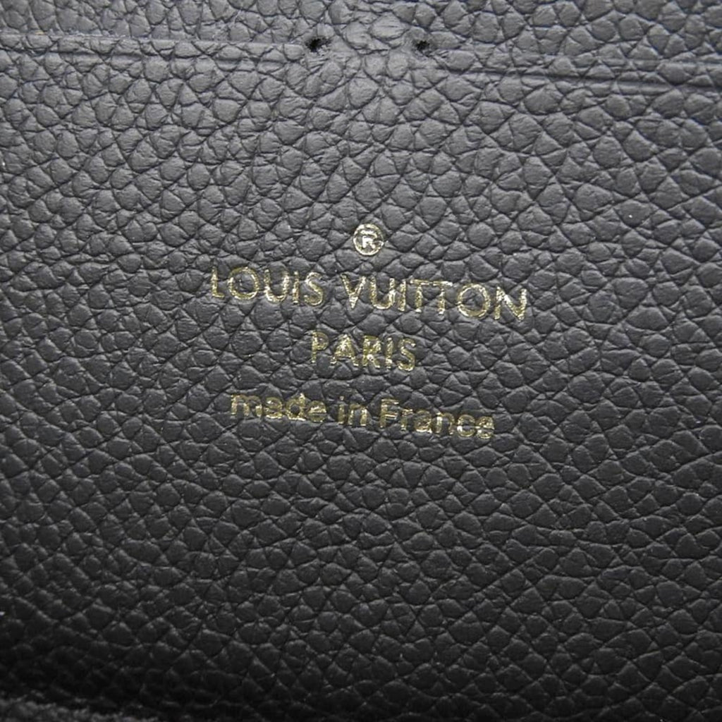 Louis Vuitton Black Noir Leather Long Wallet