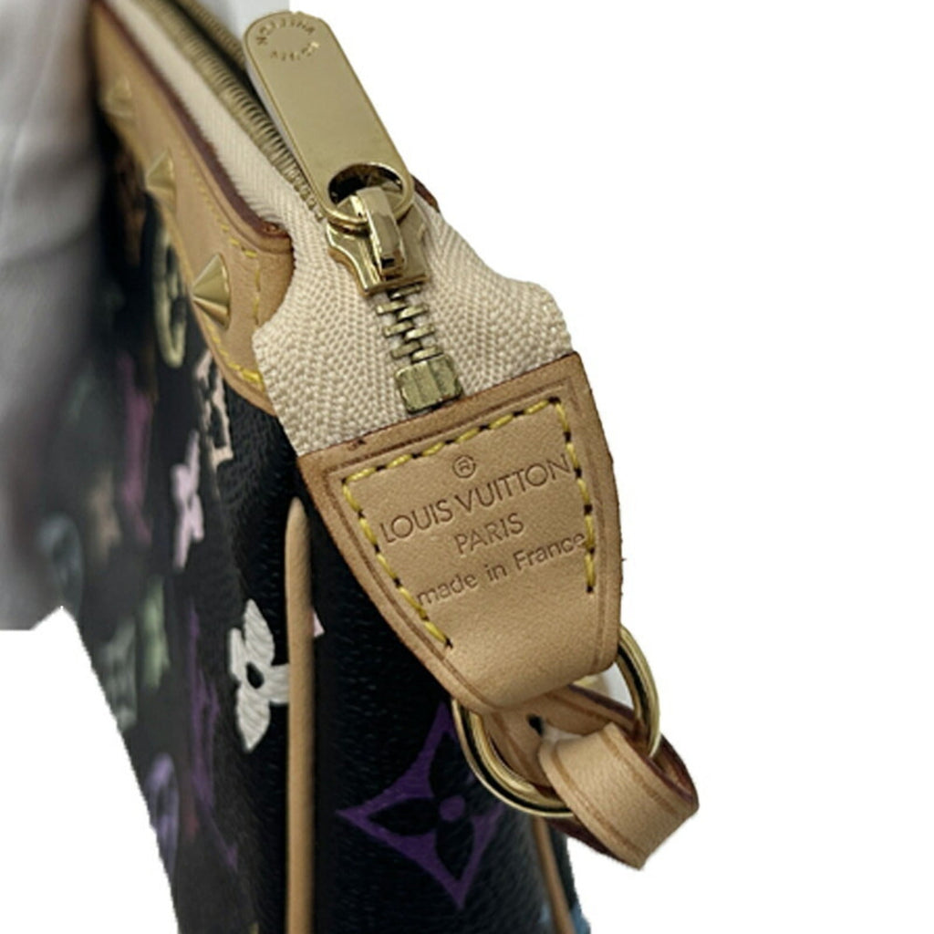 Louis Vuitton Multi-Color Noir Monogram Multicolore Handbag Pochette
