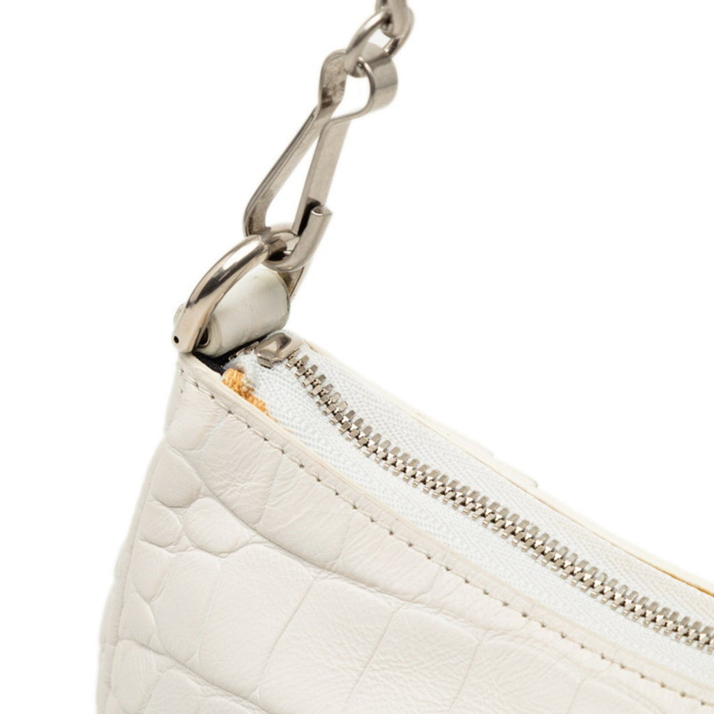 Balenciaga White Leather Handbag Shoulder