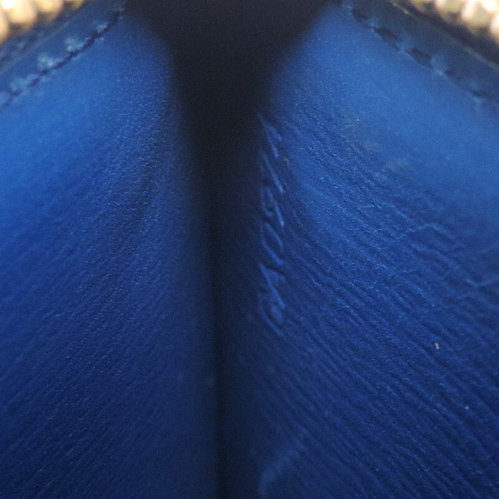 Louis Vuitton Blue Toledo Blue Epi Leather Long Wallet