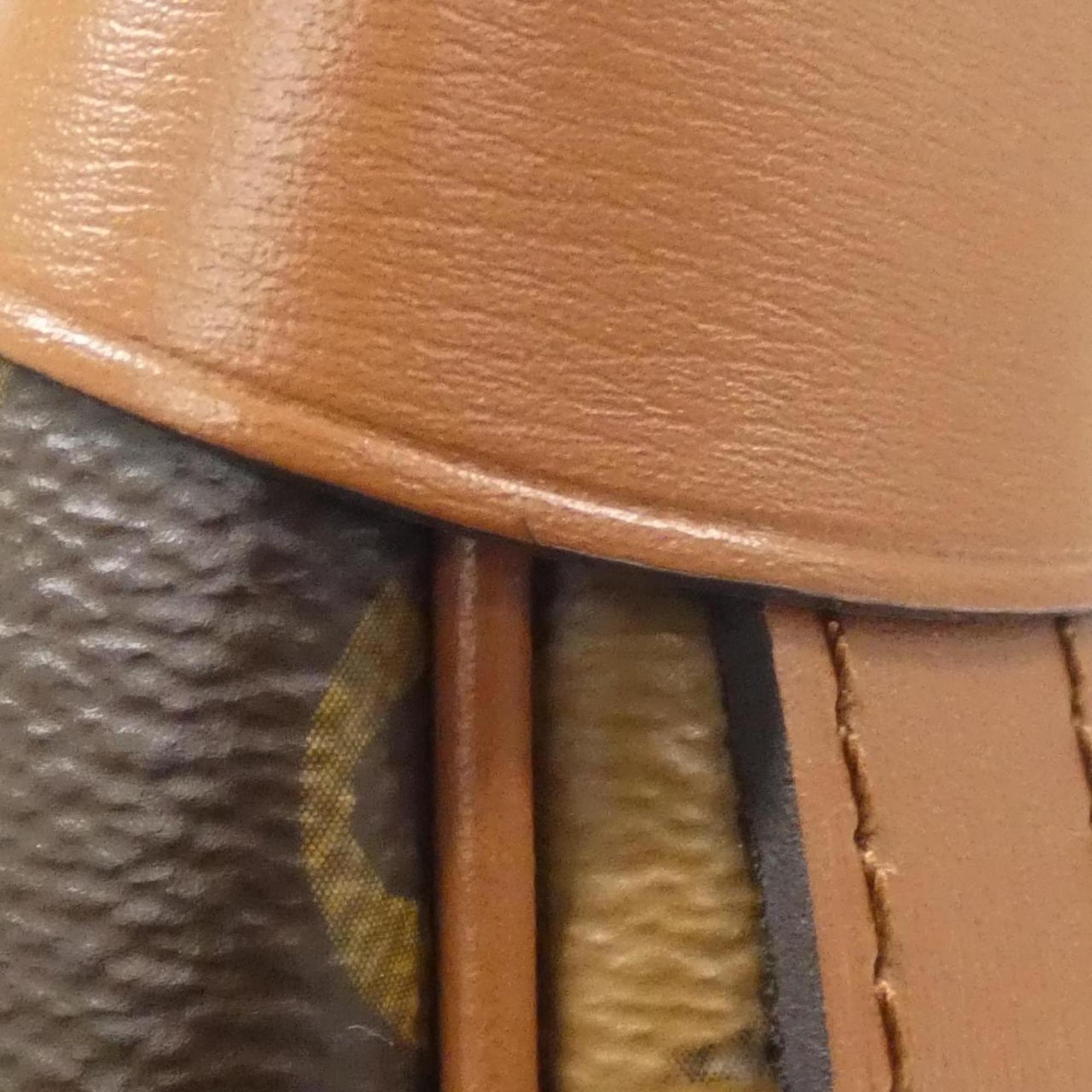 Louis Vuitton Marron Coated Canvas Shoulder Bag