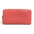 Louis Vuitton Epi Corail Pink Epi Leather Long Wallet