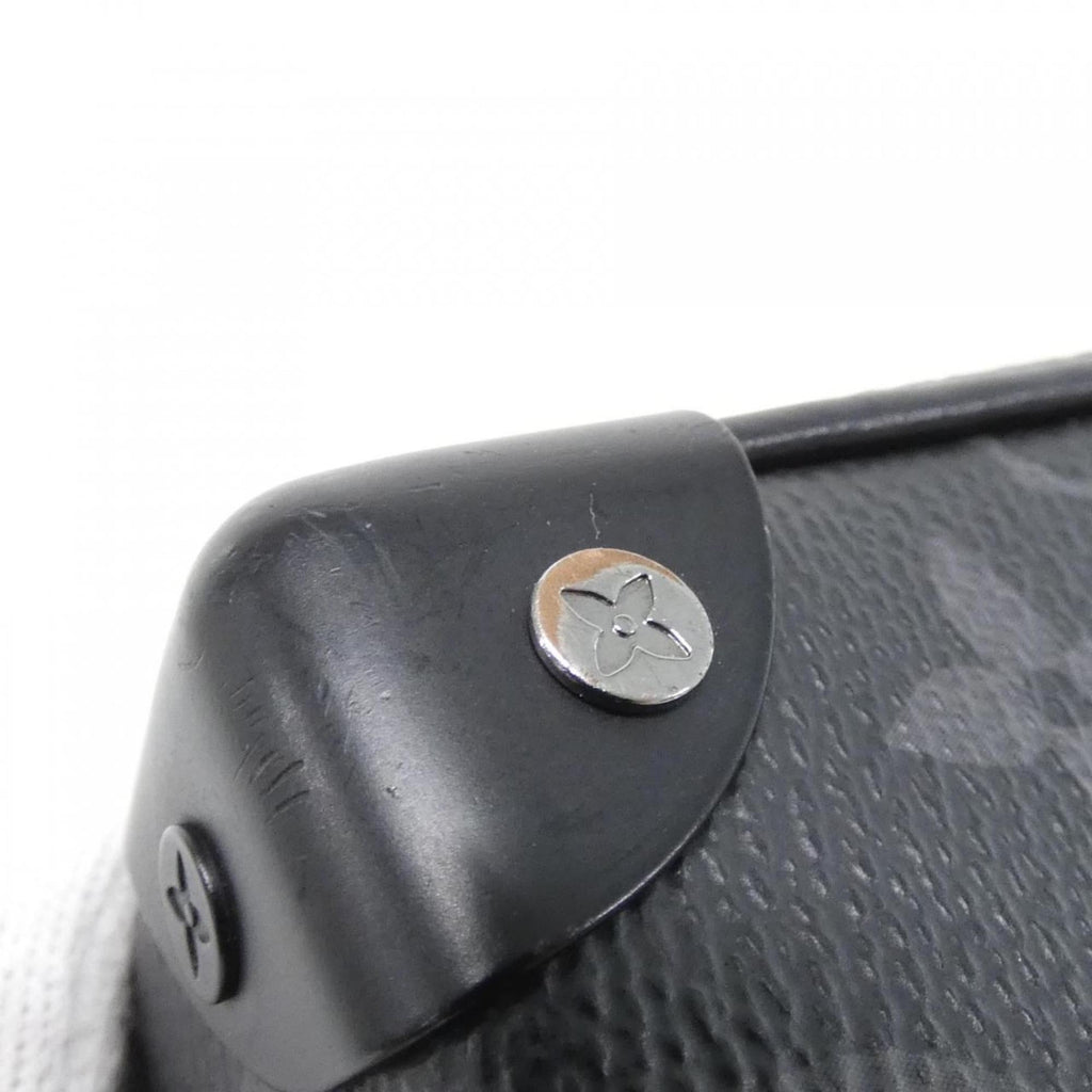 Louis Vuitton Black Coated Canvas Shoulder Bag