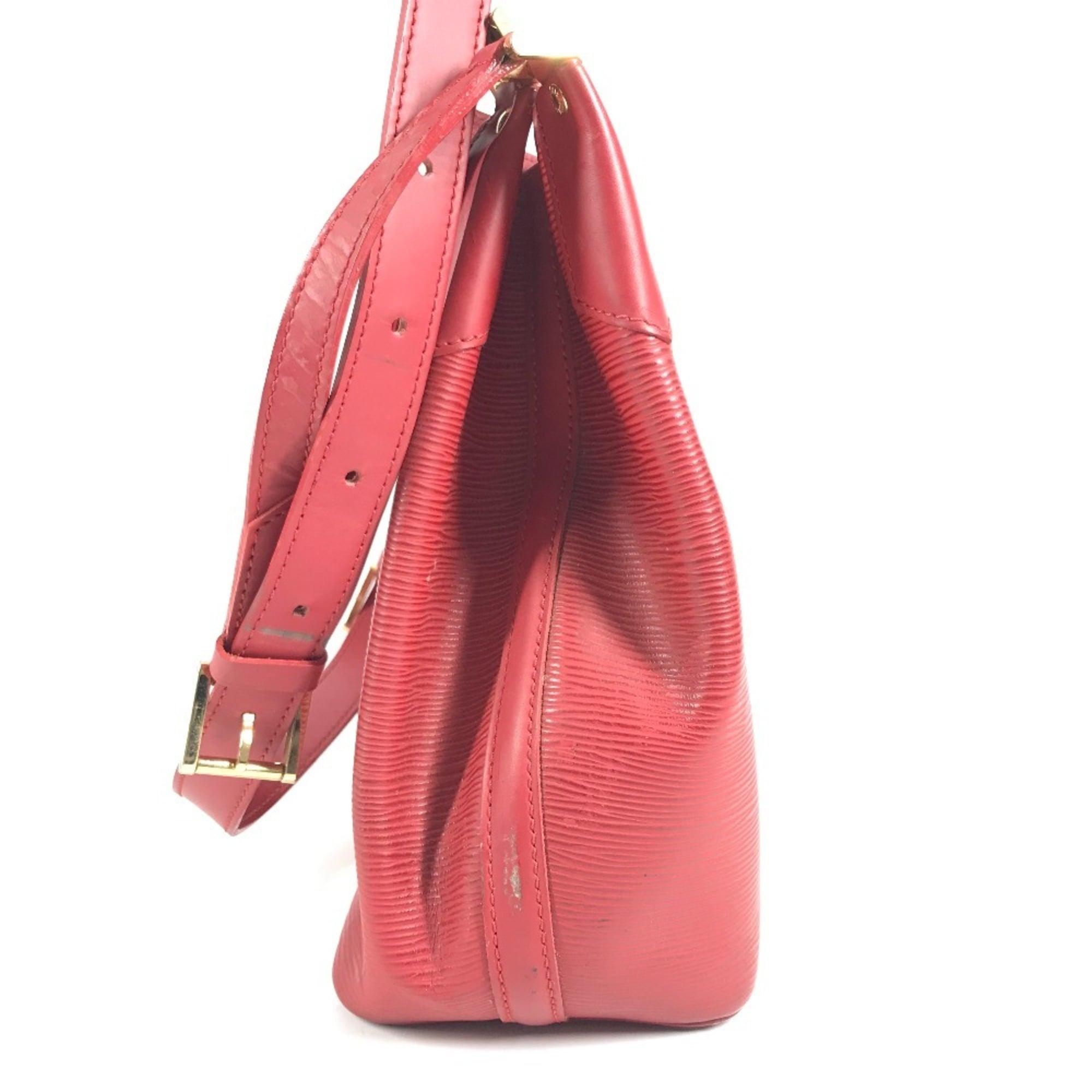 Louis Vuitton Red Color Epi Leather Shoulder Bag