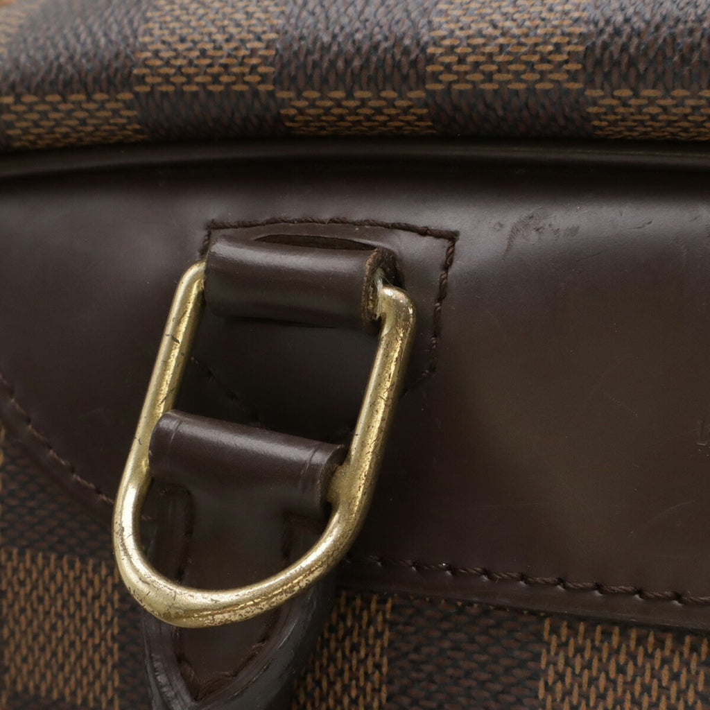 Louis Vuitton Brown Damier Canvas Pvc Handbag