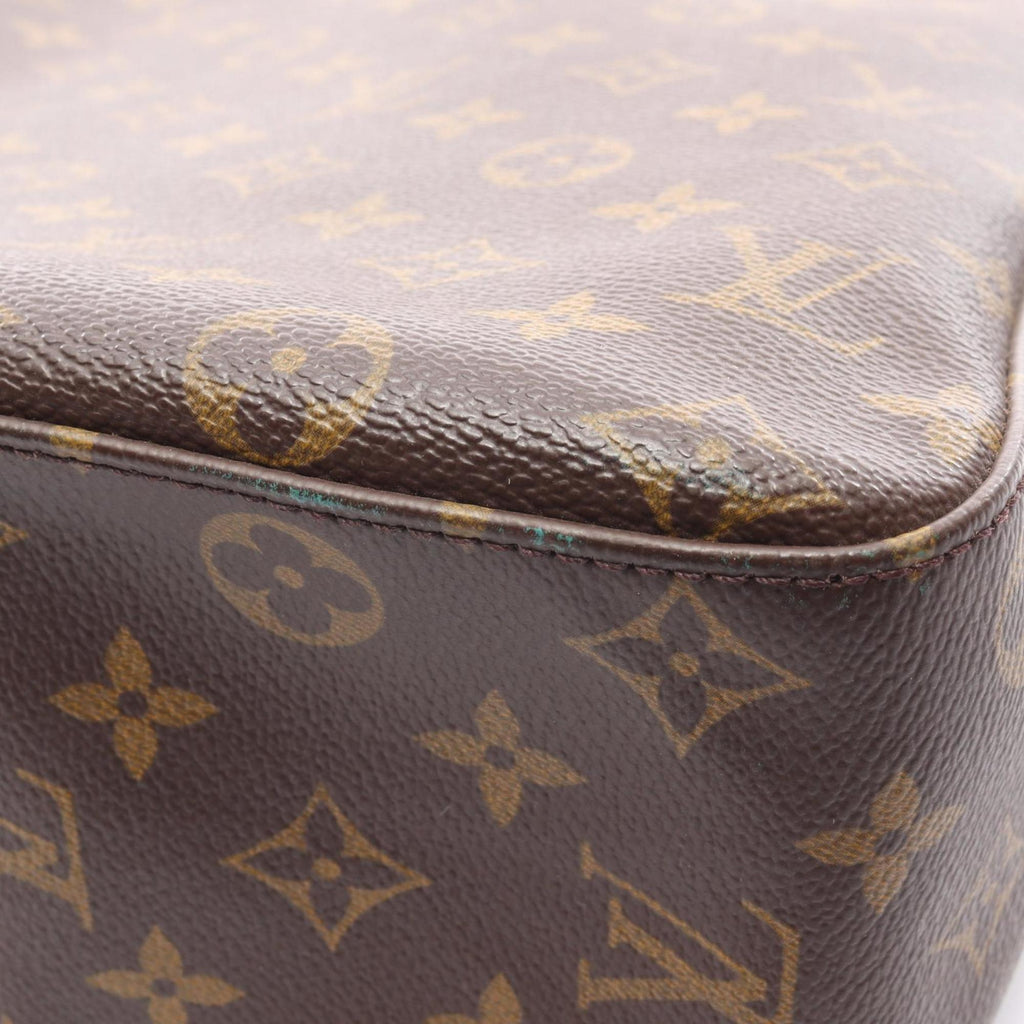Louis Vuitton Brown Monogram Coated Canvas Leather Handbag Shoulder Bag
