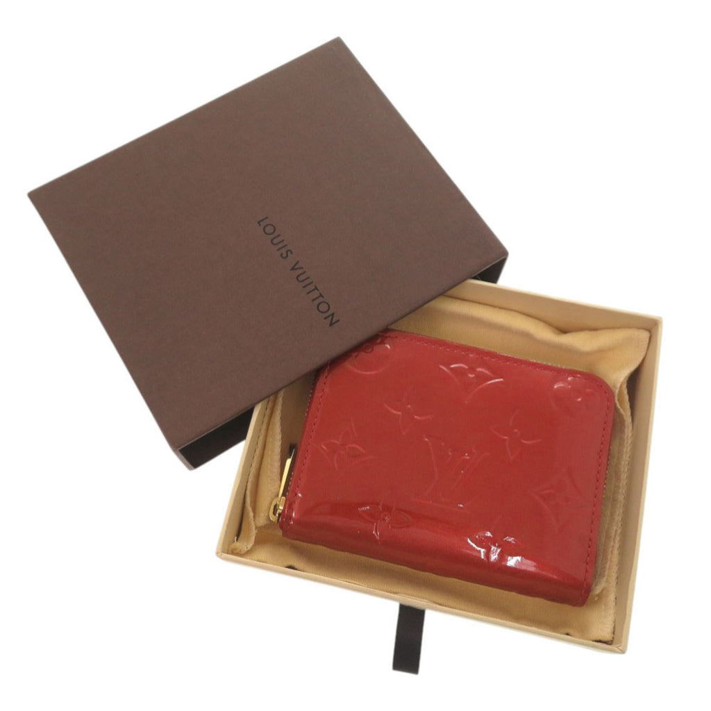 Louis Vuitton Red Color Monogram Vernis Coin Purse/Coin Case