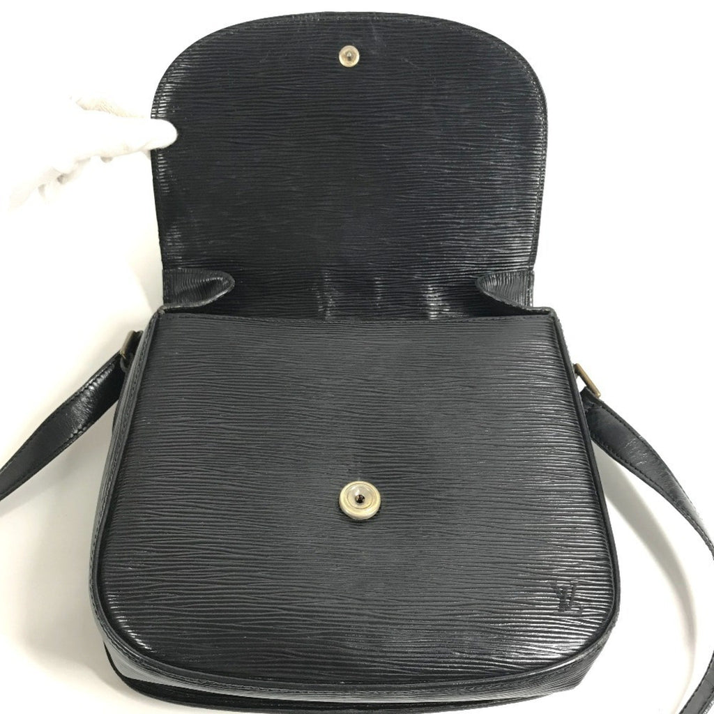 Louis Vuitton Black Noir Epi Leather Shoulder Bag
