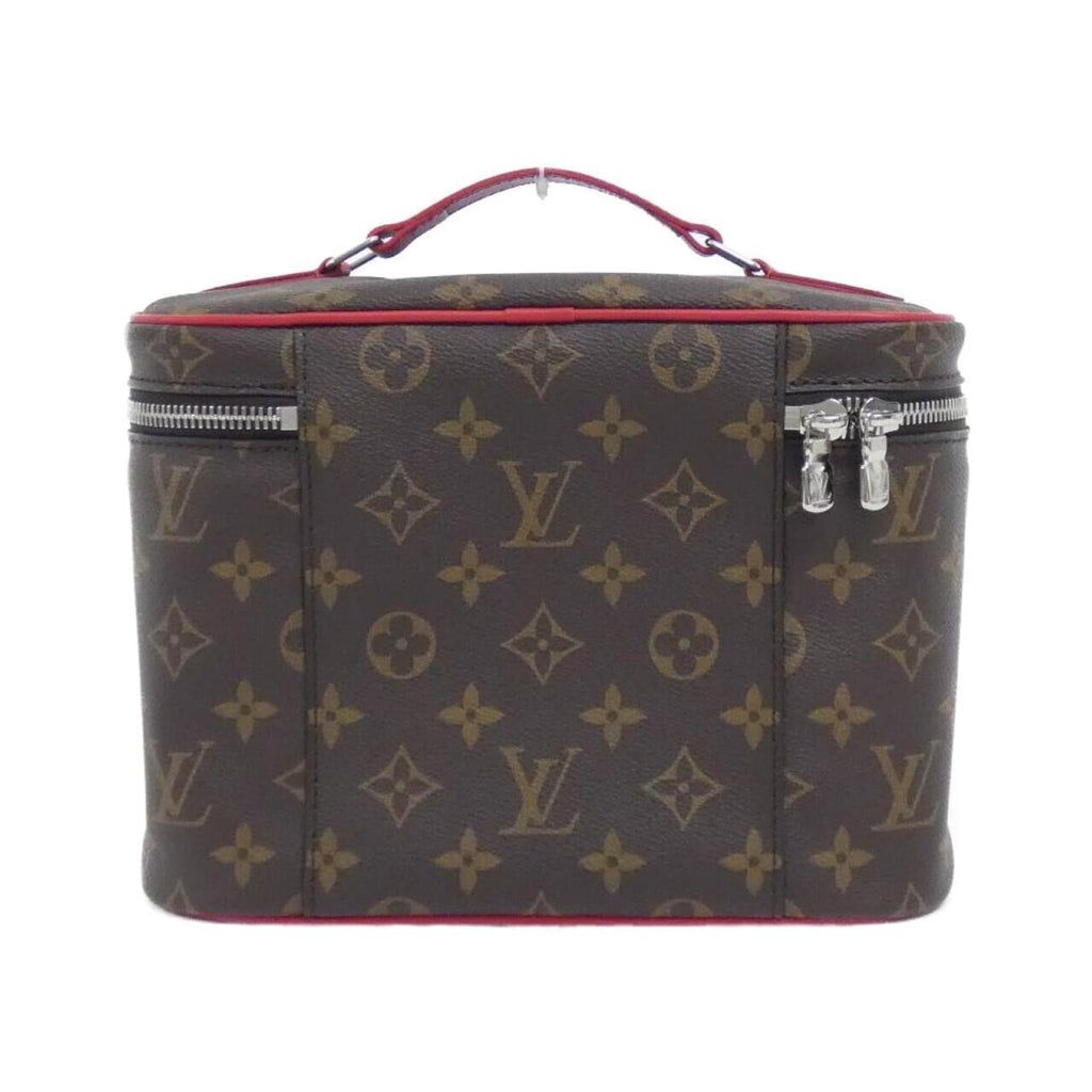 Louis Vuitton Marron Monogram Red Color Coated Canvas Handbag