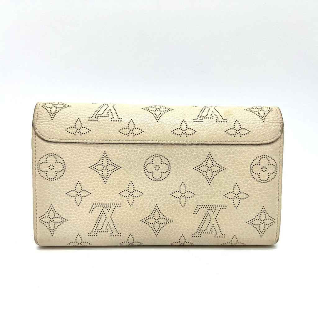 Louis Vuitton White Leather Long Wallet