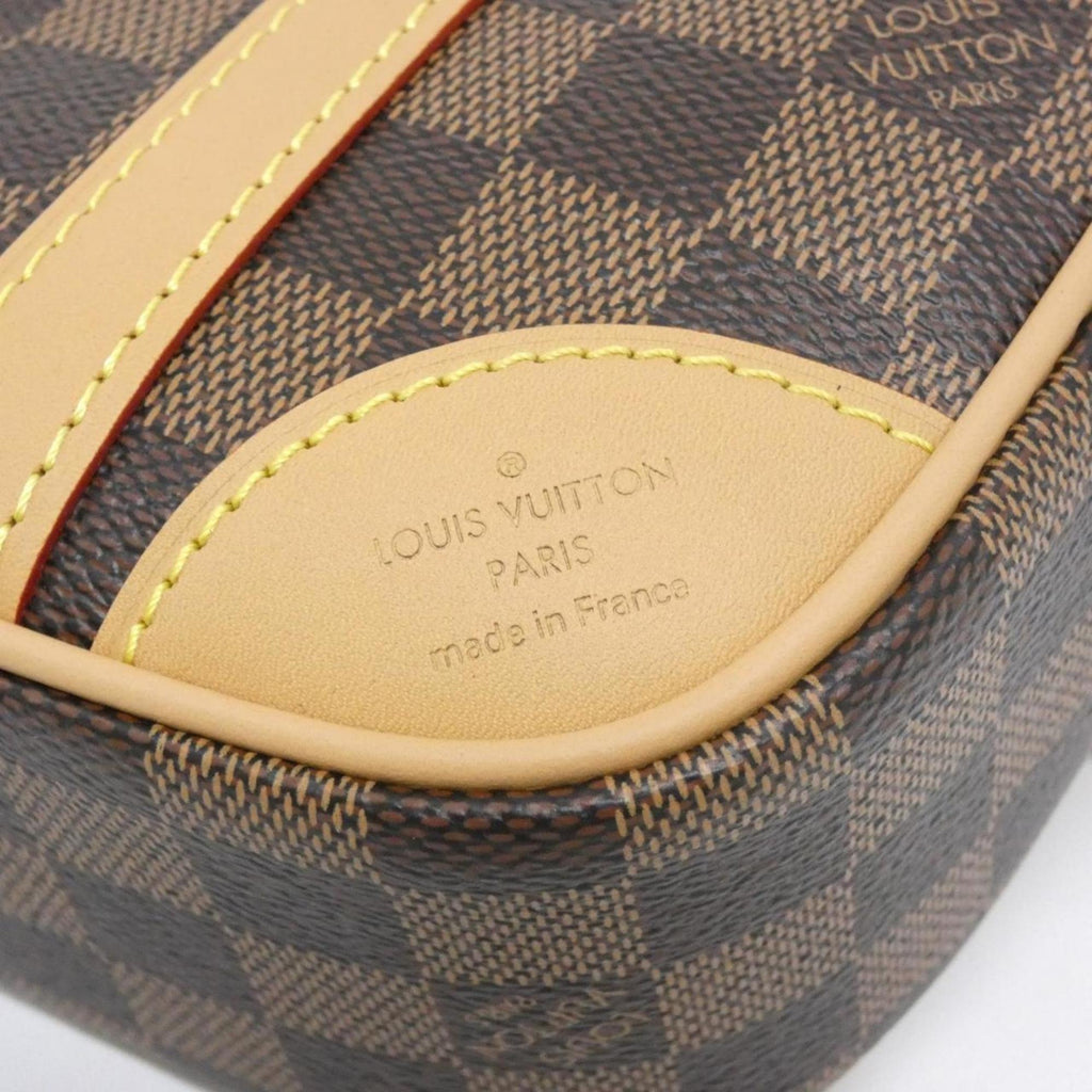 Louis Vuitton Brown Coated Canvas Shoulder Bag