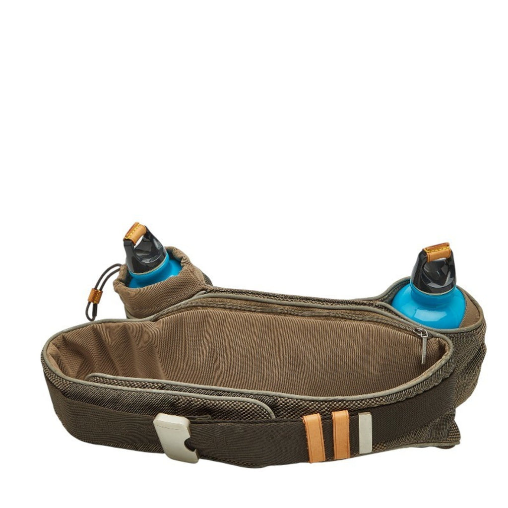 Louis Vuitton Beige Brown Canvas Leather Sling Bag