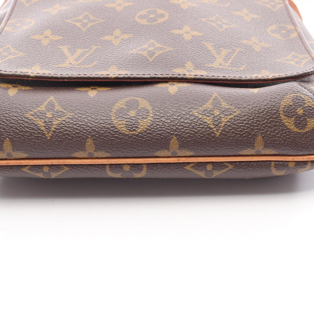 Louis Vuitton Brown Coated Canvas Pvc Monogram Leather Shoulder Bag