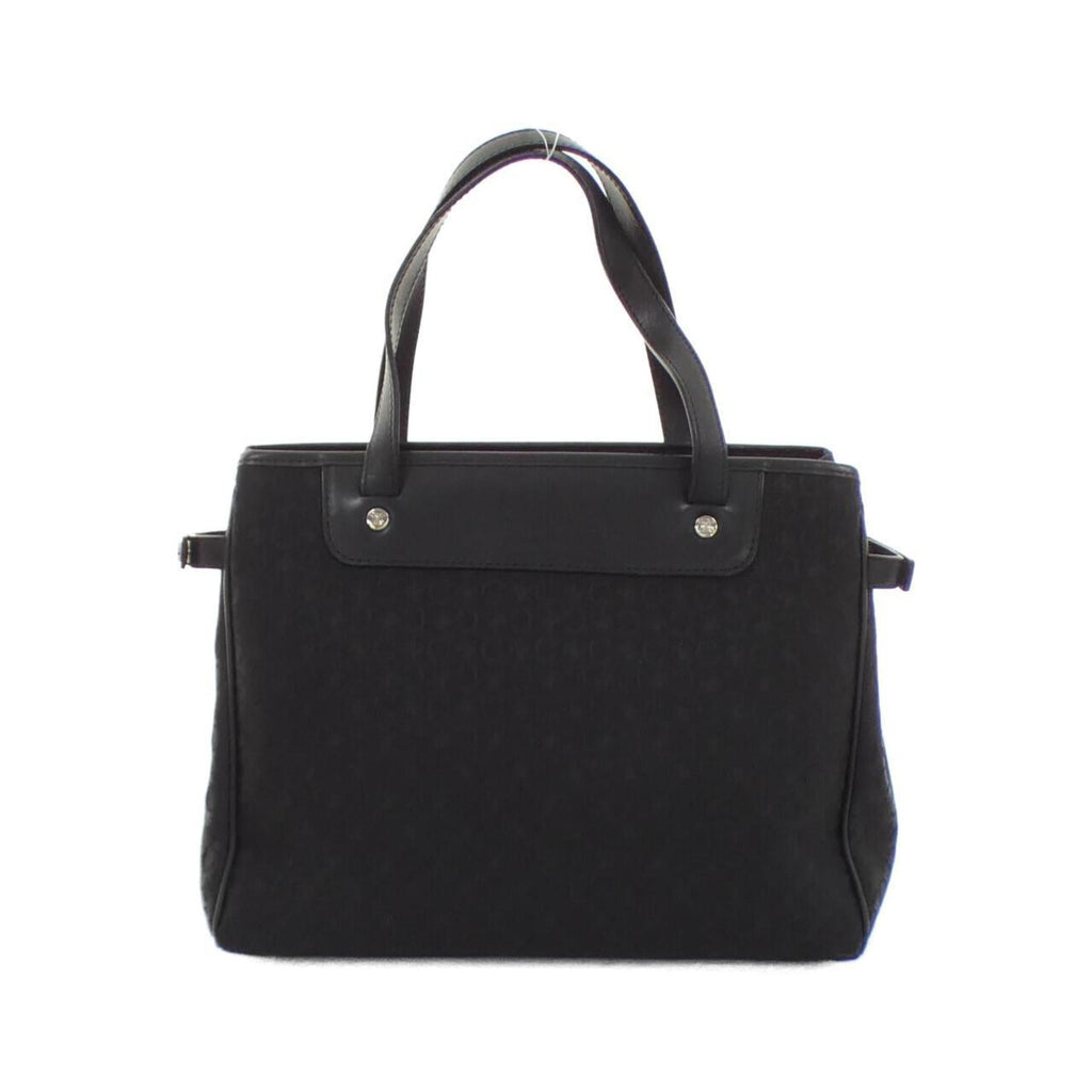 Celine Black Canvas Handbag