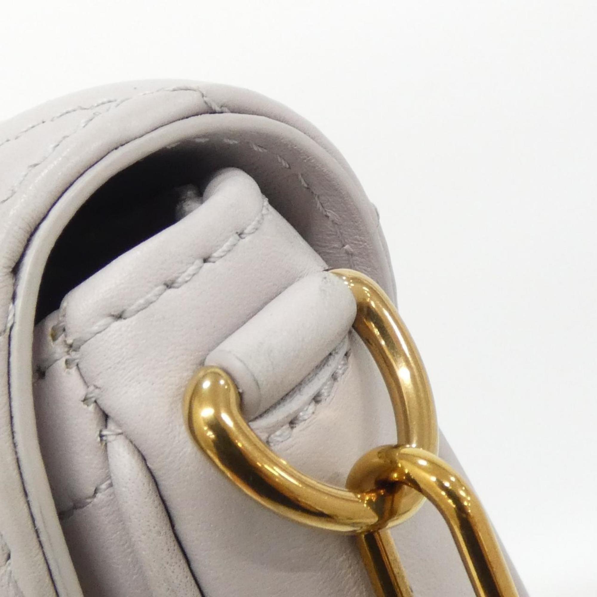 Louis Vuitton Beige Leather Pochette Shoulder Bag