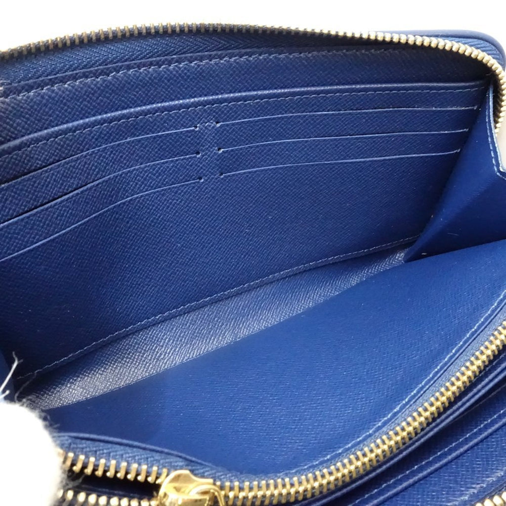 Louis Vuitton Monogram Blue Canvas Long Wallet