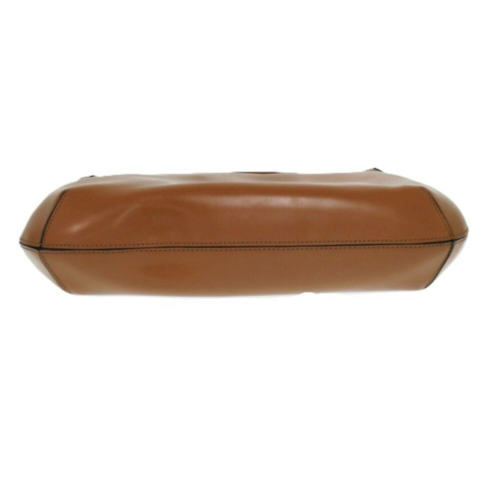 Celine Brown Camel Leather Shoulder Bag