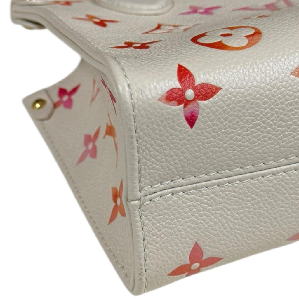 Louis Vuitton Orange Pink White Monogram Empreinte Shoulder Bag