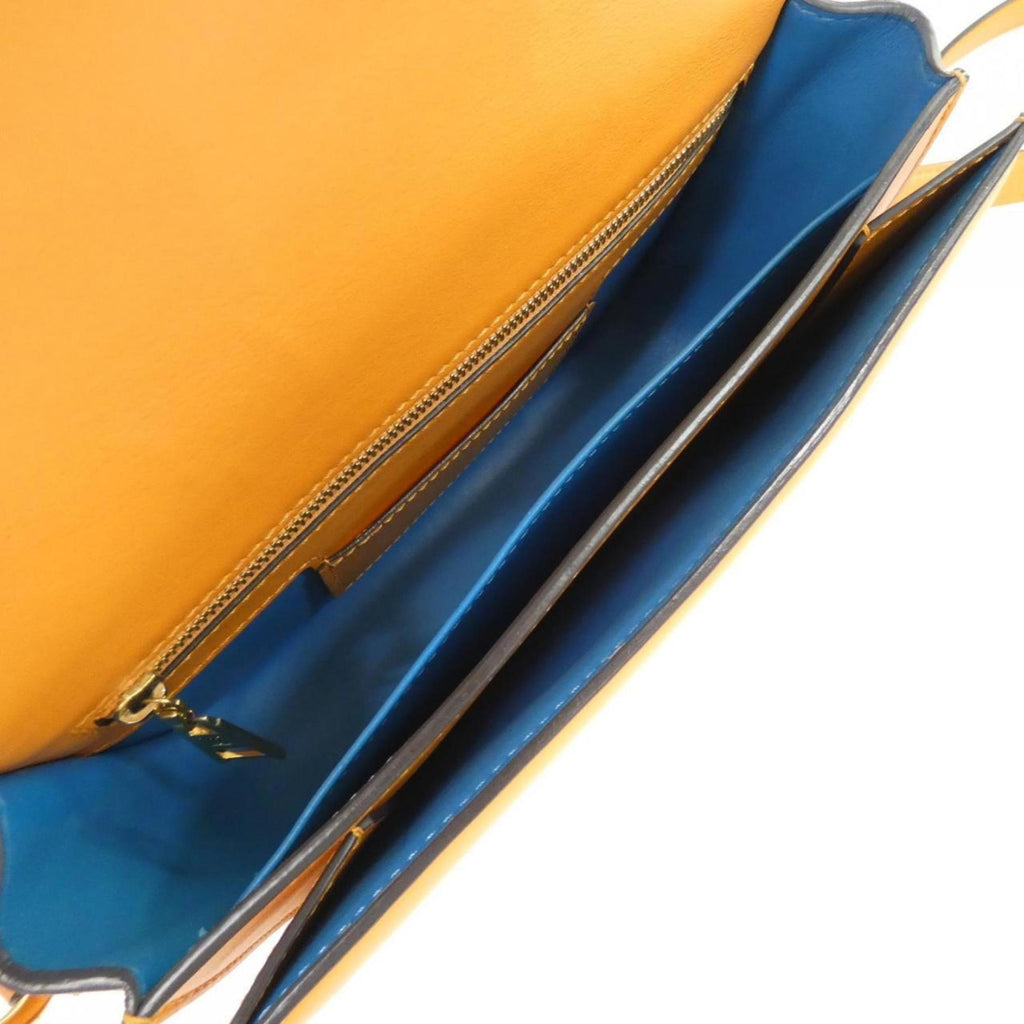 Louis Vuitton Orange Leather Shoulder Bag
