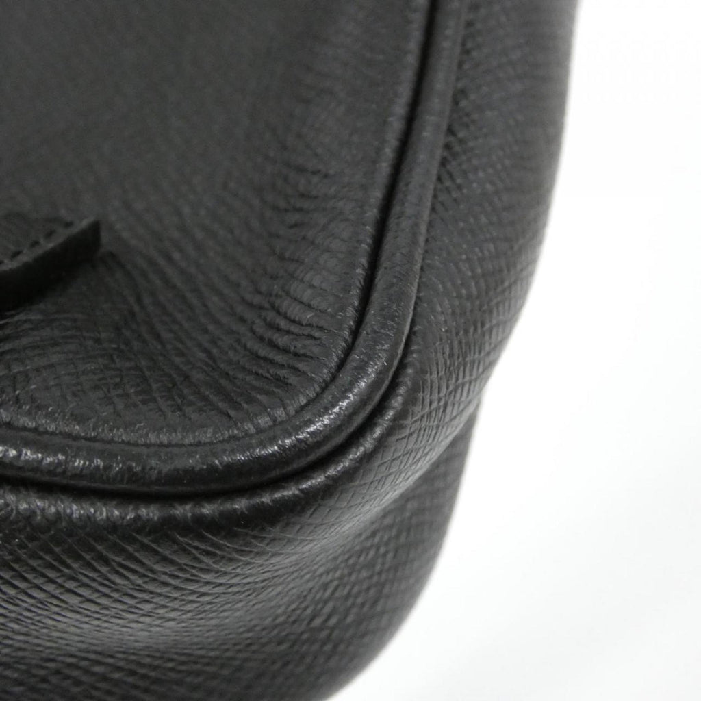 Louis Vuitton Black Leather Shoulder Bag
