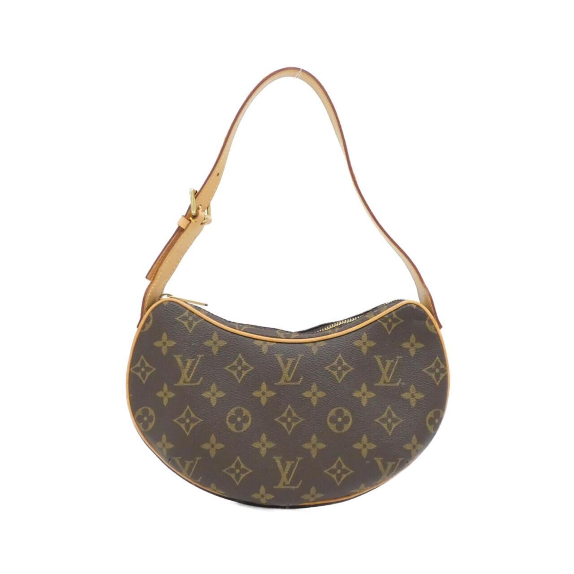 Louis Vuitton Marron Coated Canvas Pochette Shoulder Bag