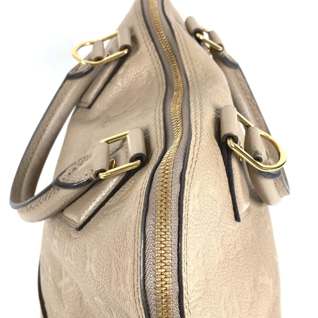 Louis Vuitton Beige Monogram Empreinte Leather Handbag Tote Bag