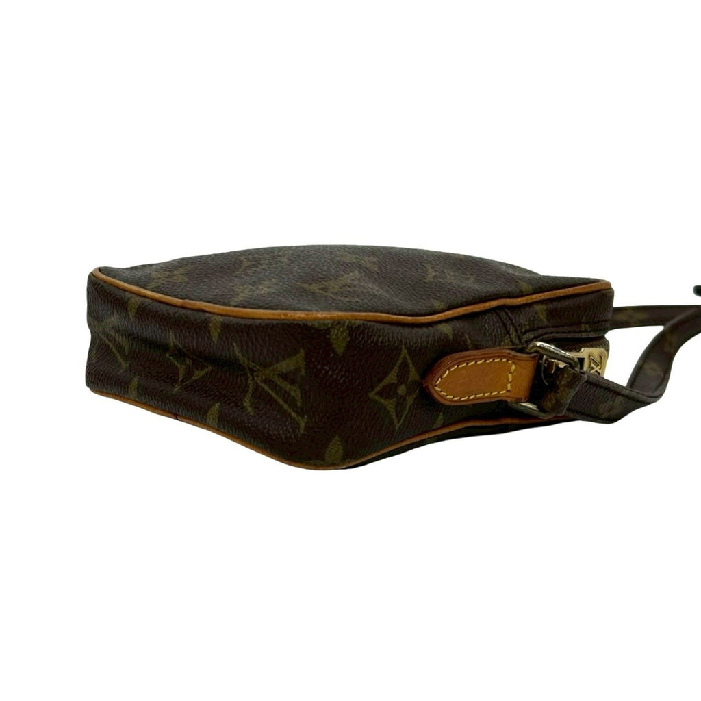 Louis Vuitton Brown Leather Pvc Pochette Shoulder Bag