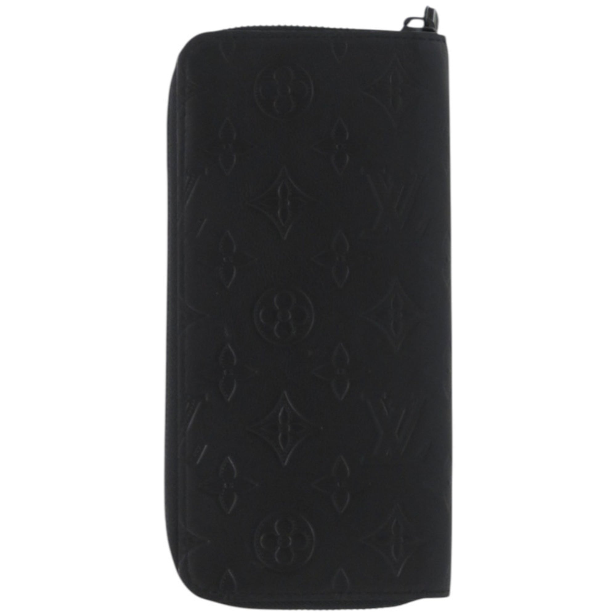 Louis Vuitton Black Leather Long Wallet