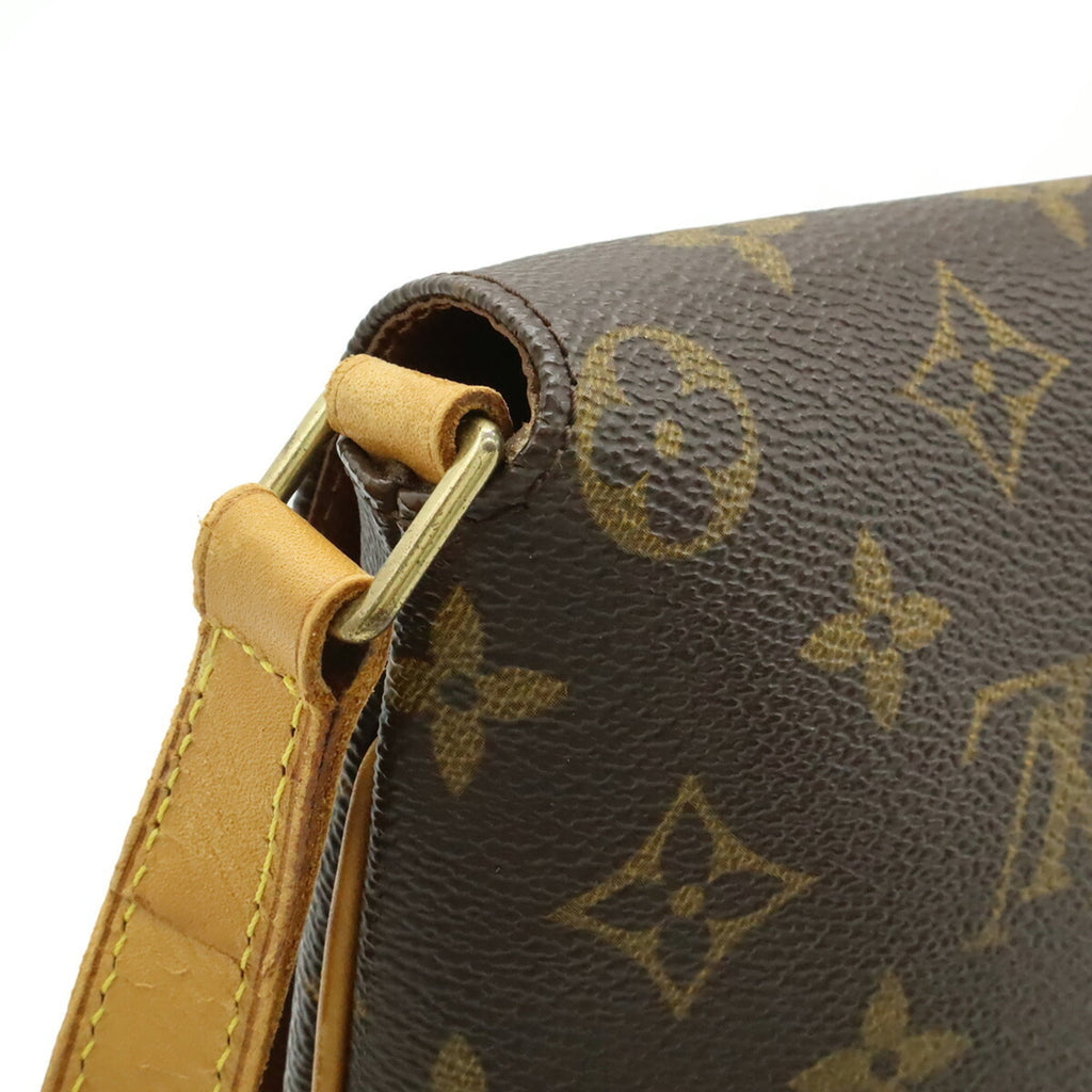 Louis Vuitton Black Brown Monogram Monogram Shoulder Bag