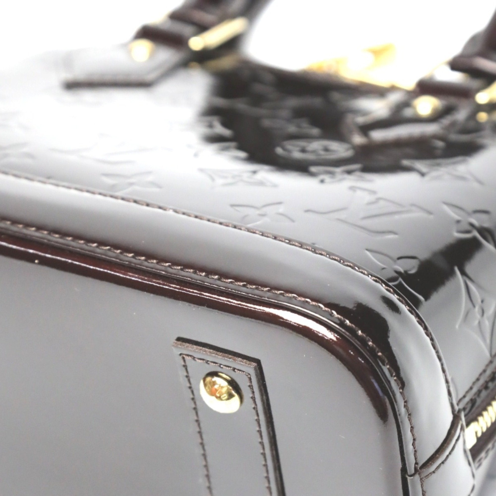 Louis Vuitton Amarante Monogram Vernis Handbag
