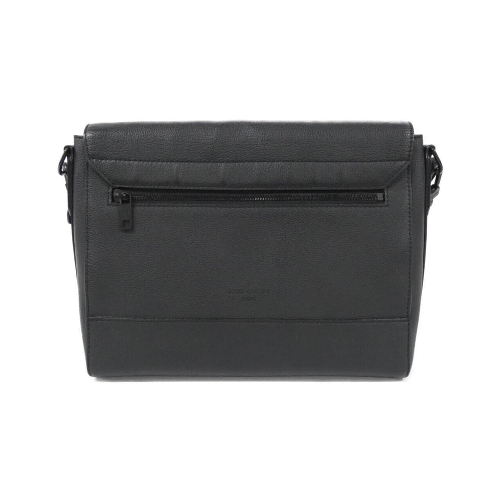 Louis Vuitton Black Leather Shoulder Bag