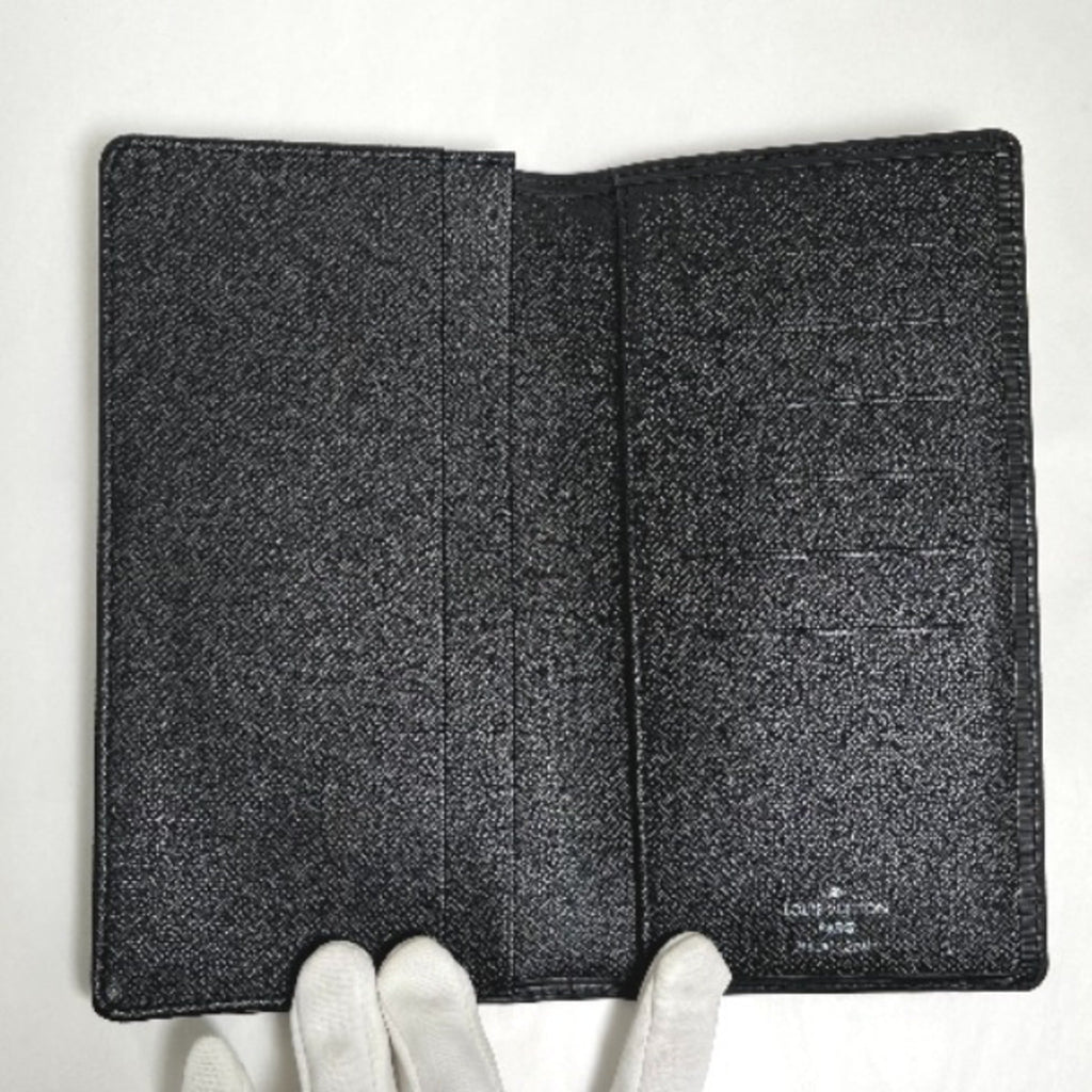 Louis Vuitton Epi Noir Epi Leather Long Wallet
