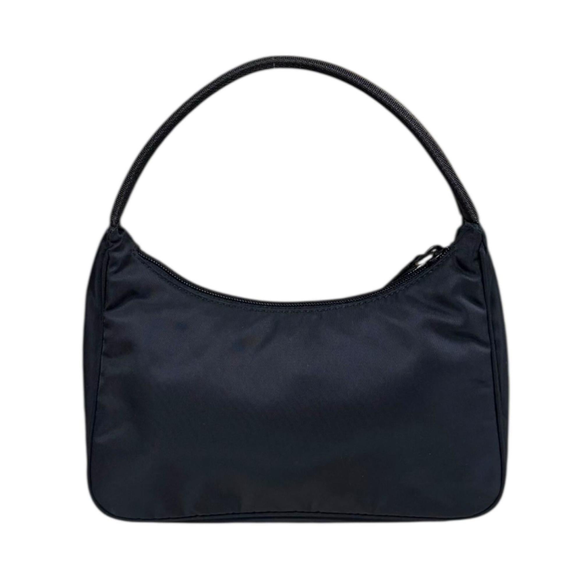 Prada Black Nero Nylon Handbag