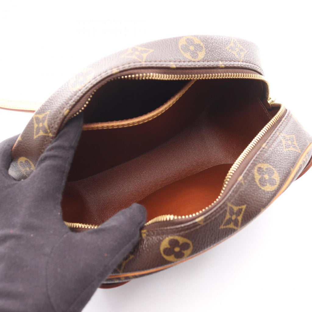 Louis Vuitton Brown Coated Canvas Pvc Monogram Leather Shoulder Bag