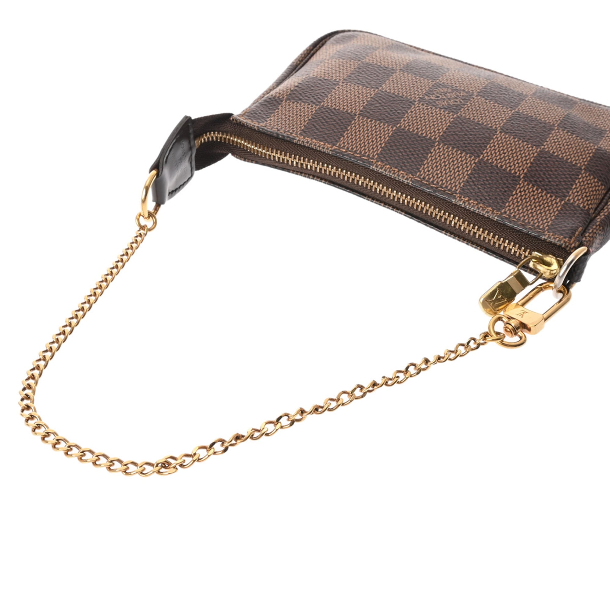 Louis Vuitton Damier Brown Damier Canvas Pochette Pouch