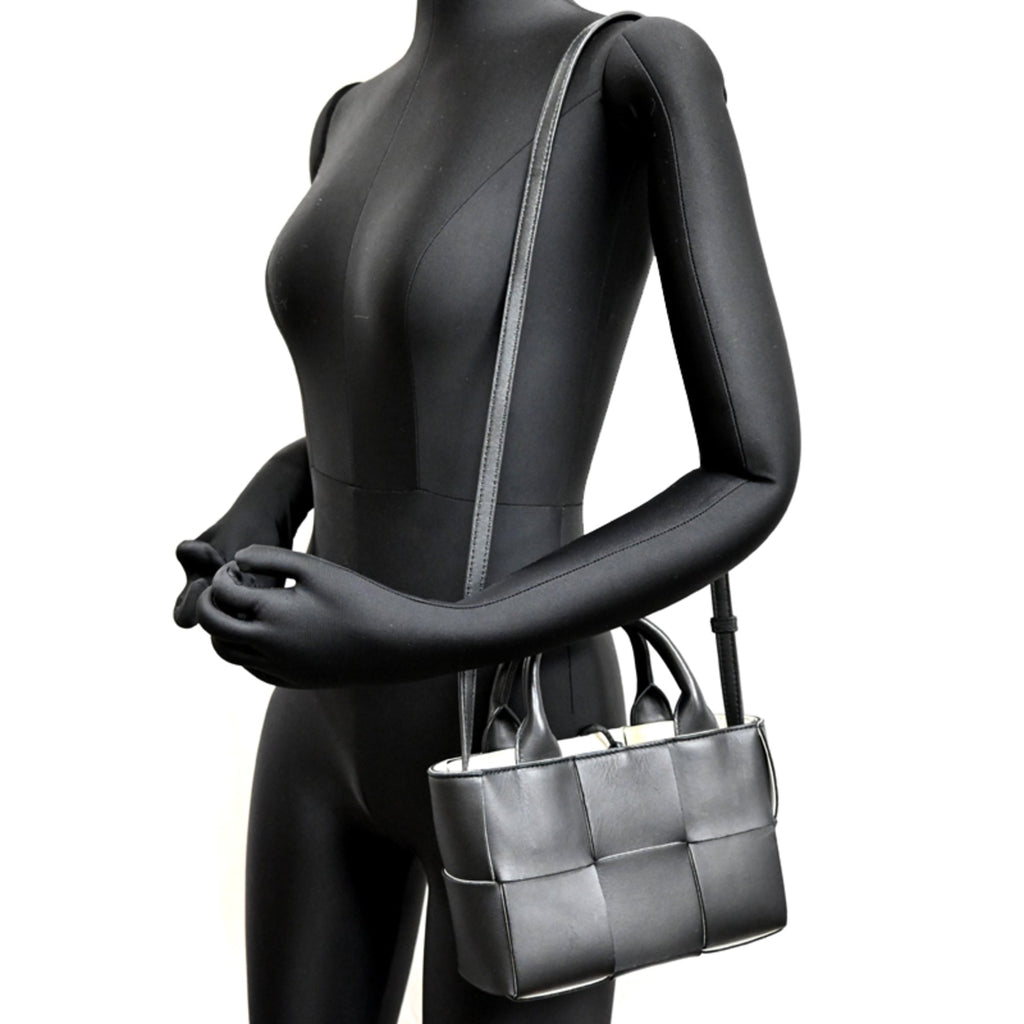 Bottega Veneta White Leather Tote Bag