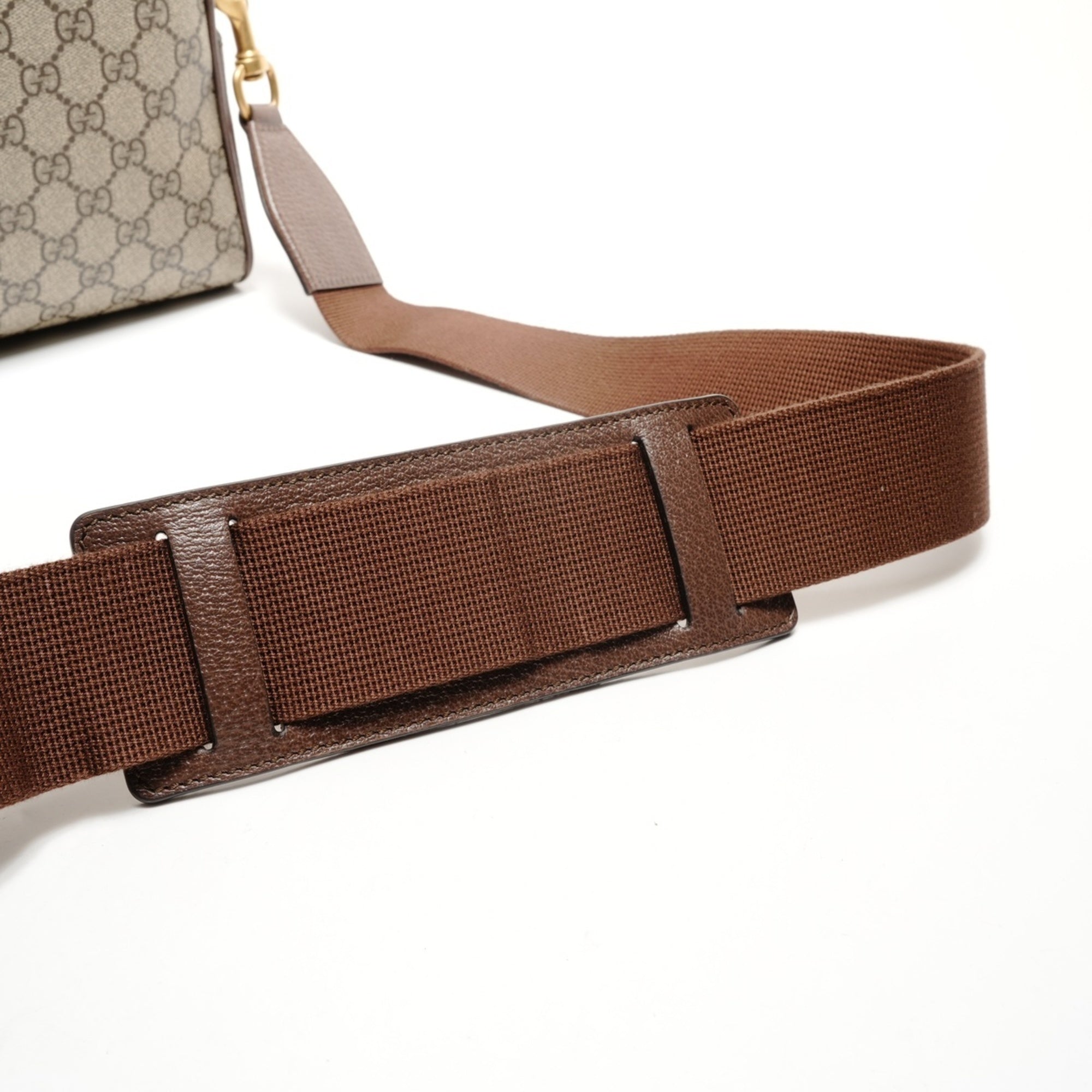 Gucci Brown Boston Bag Handbag (Pre-Owned)