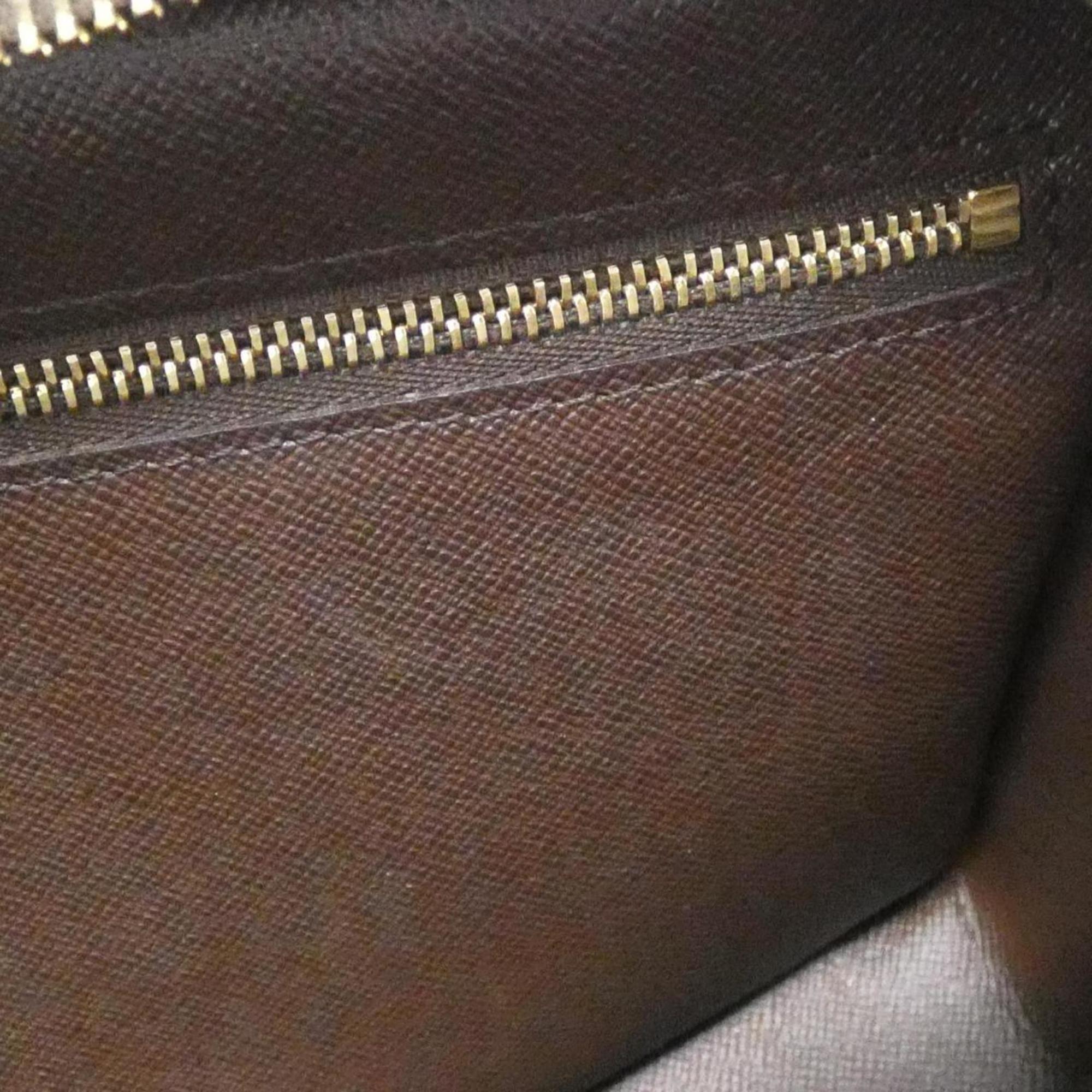 Louis Vuitton Brown Coated Canvas Shoulder Bag