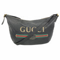 Gucci Black Leather Shoulder Bag (Pre-Owned)