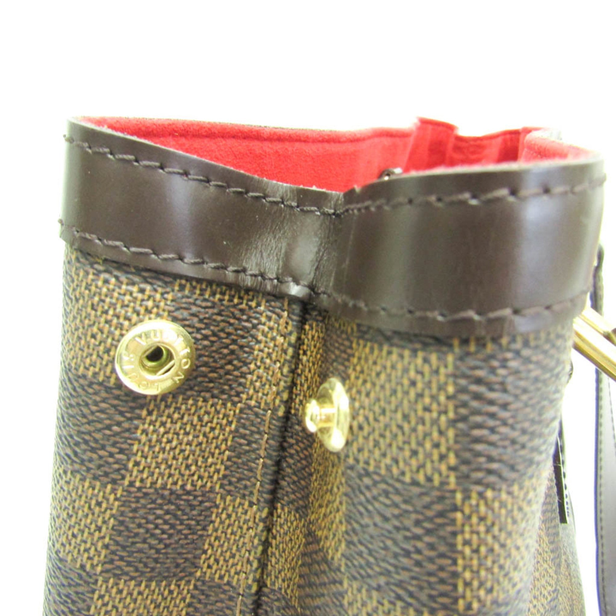 Louis Vuitton Damier Ebene Damier Canvas Handbag