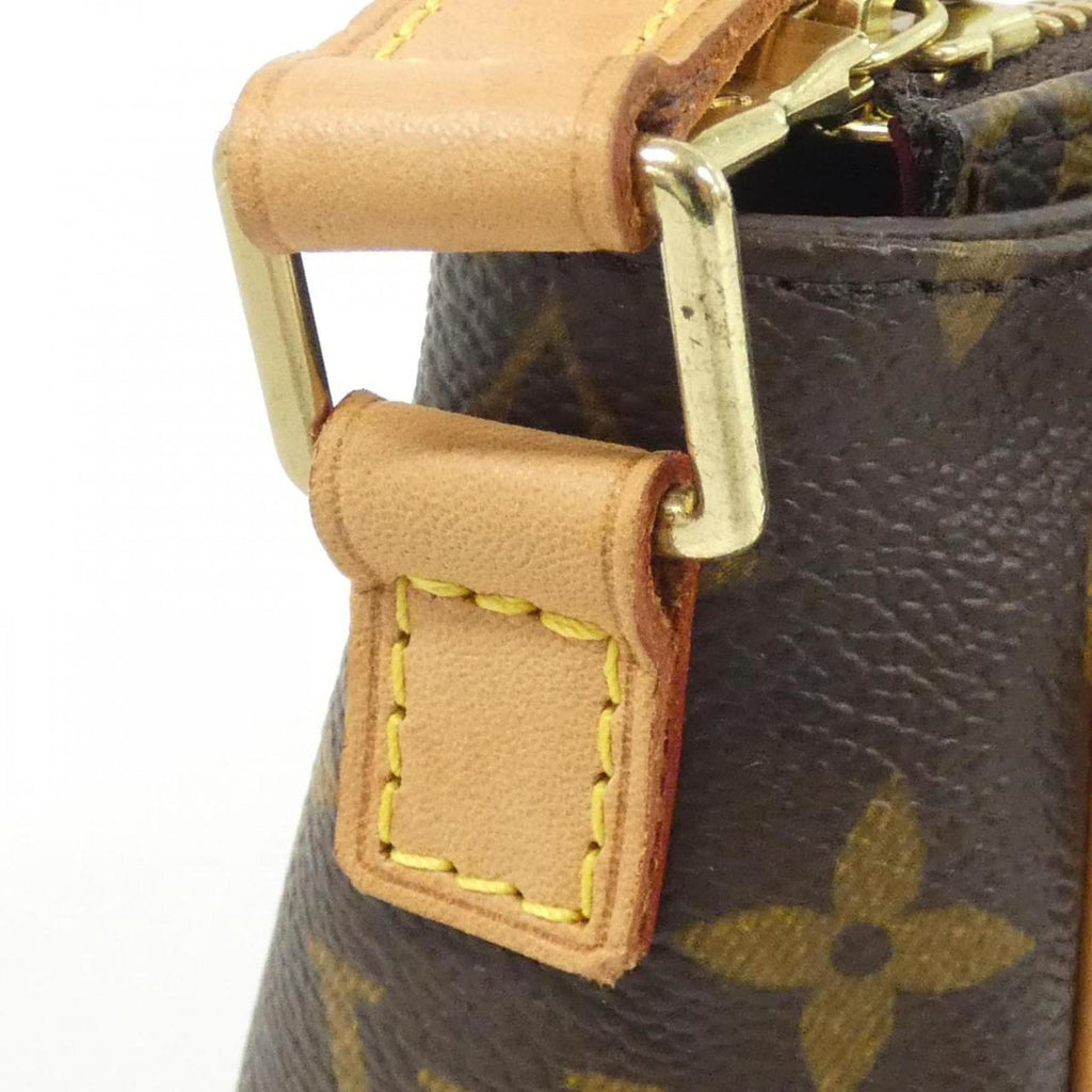 Louis Vuitton Brown Coated Canvas Shoulder Bag