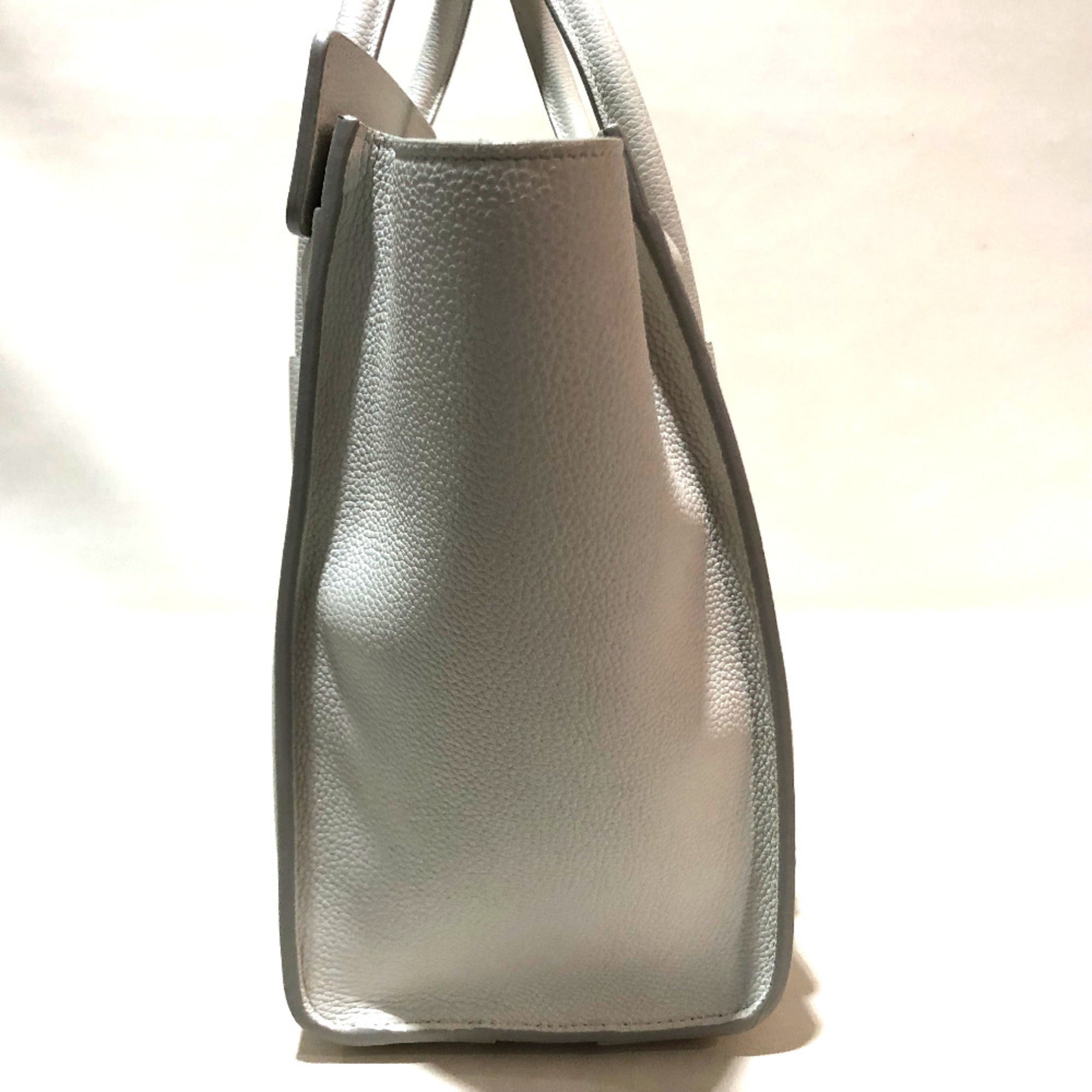 Celine White Leather Handbag