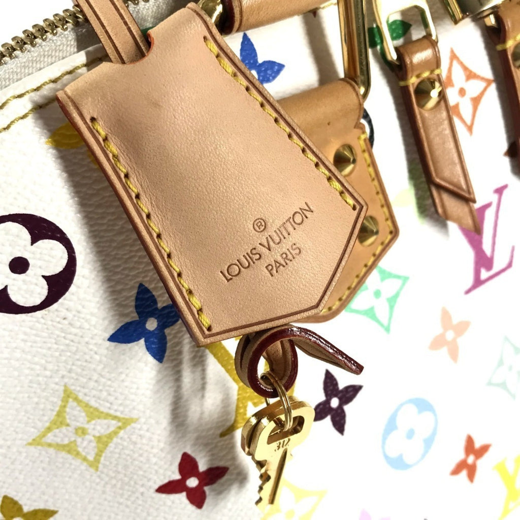 Louis Vuitton Blanc Monogram Multicolore Handbag Tote Bag