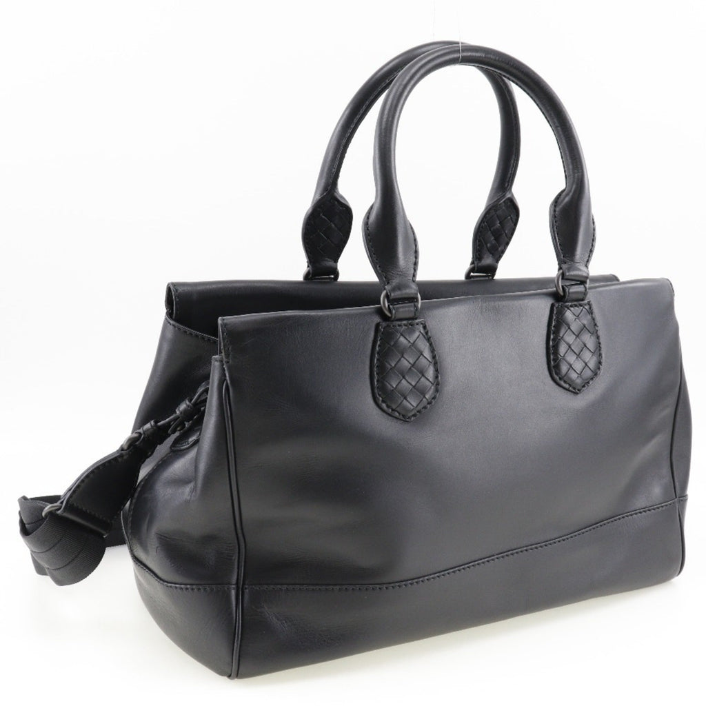 Bottega Veneta Black Leather Handbag