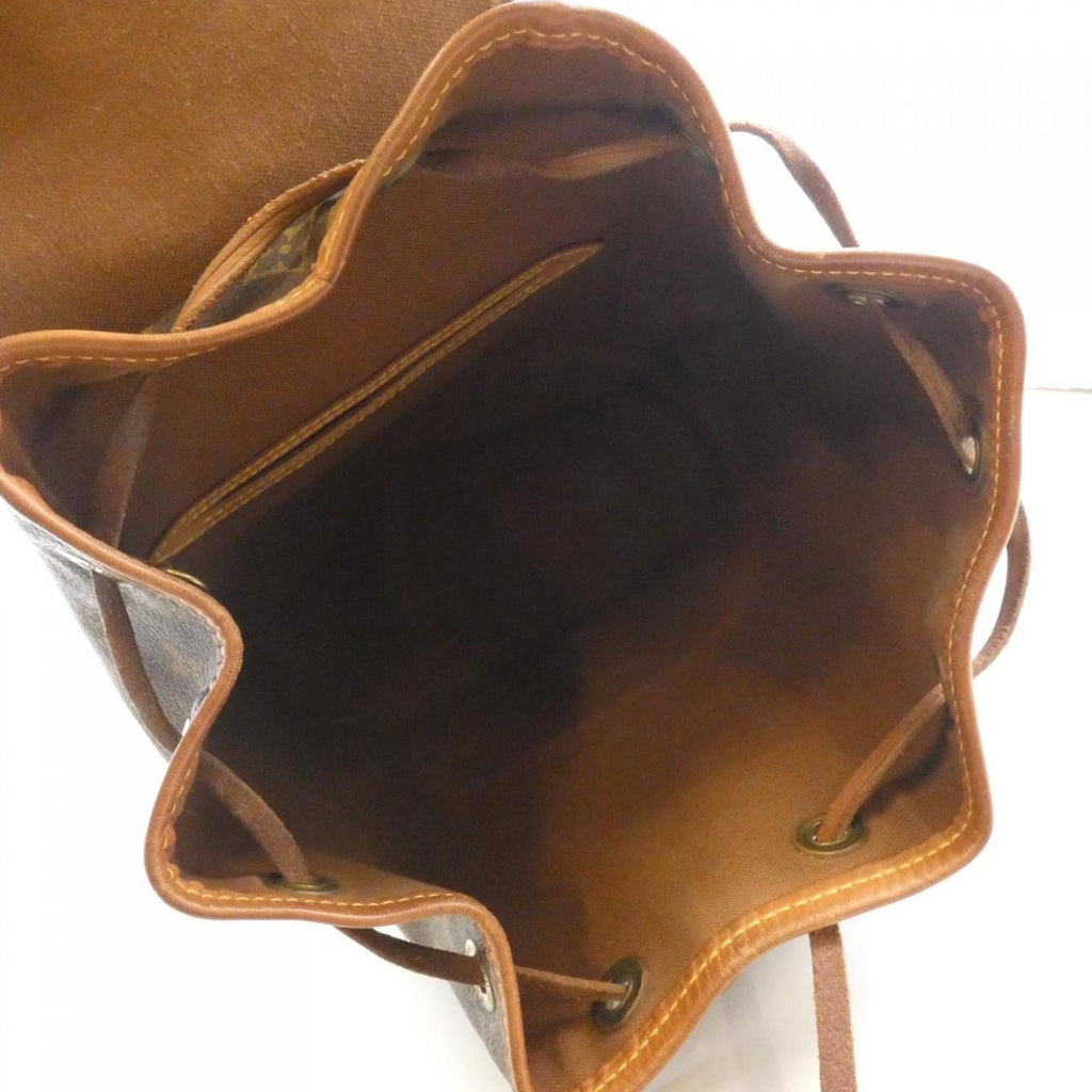 Louis Vuitton Marron Coated Canvas Backpack