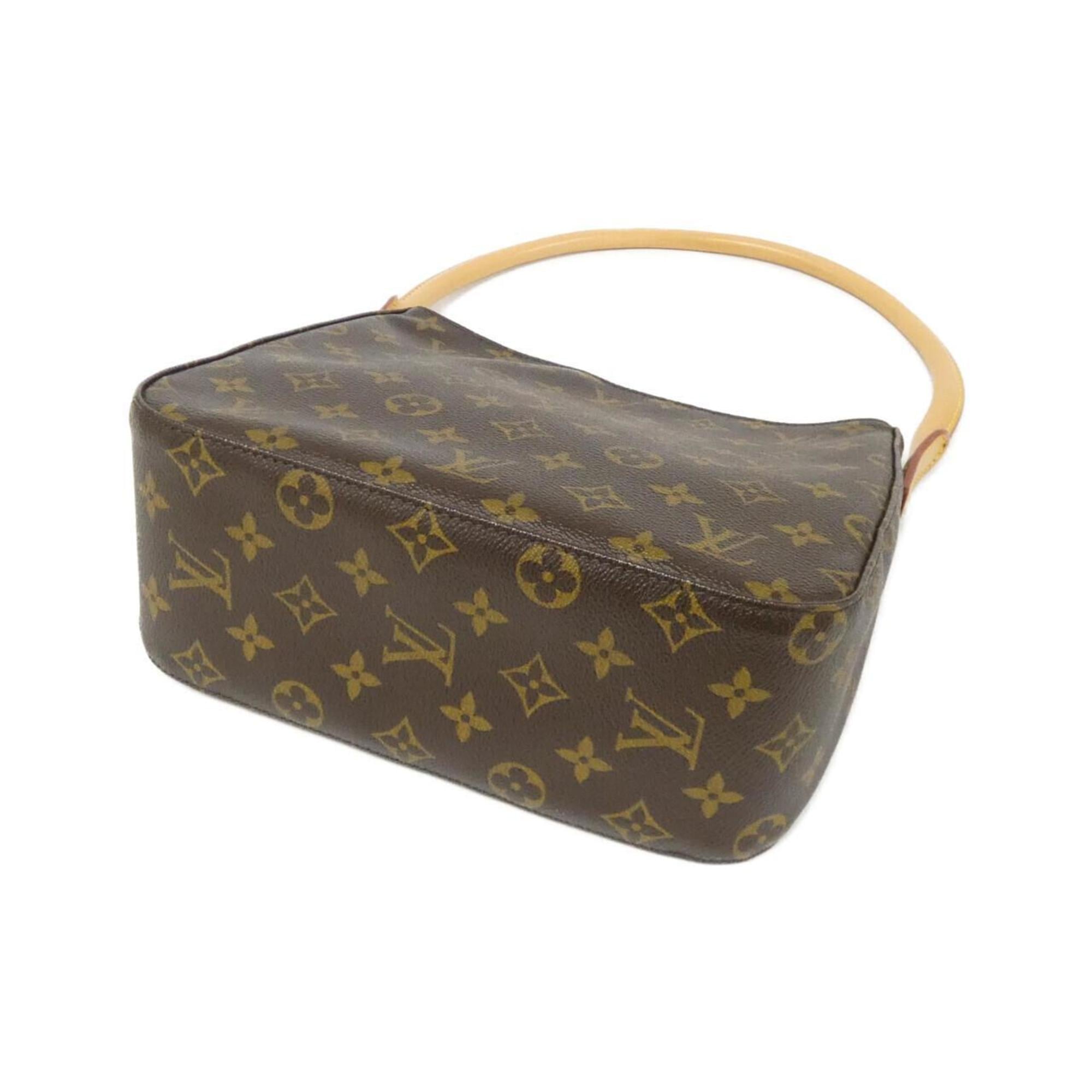 Louis Vuitton Marron Coated Canvas Shoulder Bag