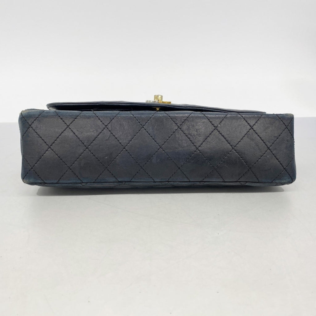 Chanel Black Leather Shoulder Bag