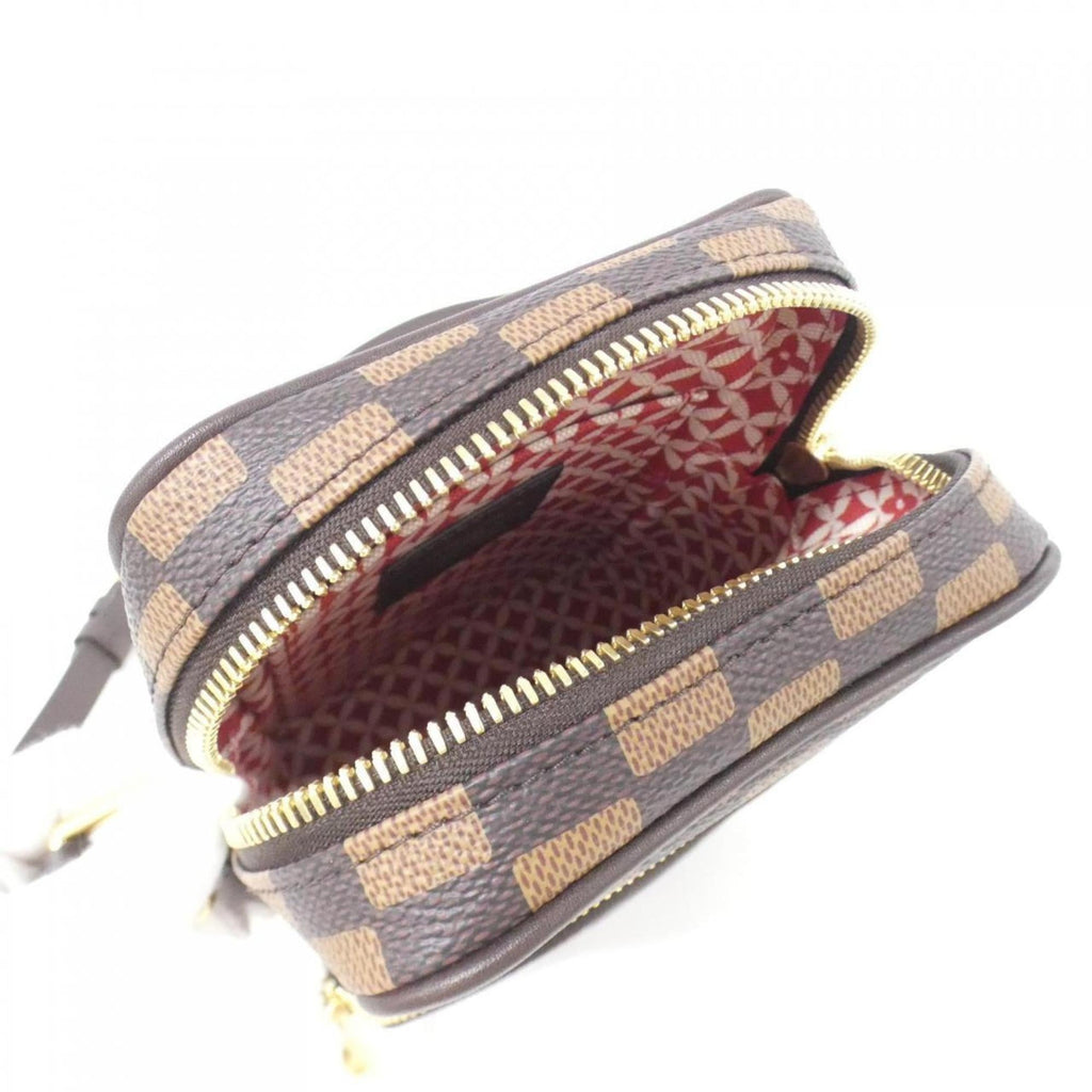 Louis Vuitton Brown Coated Canvas Shoulder Bag