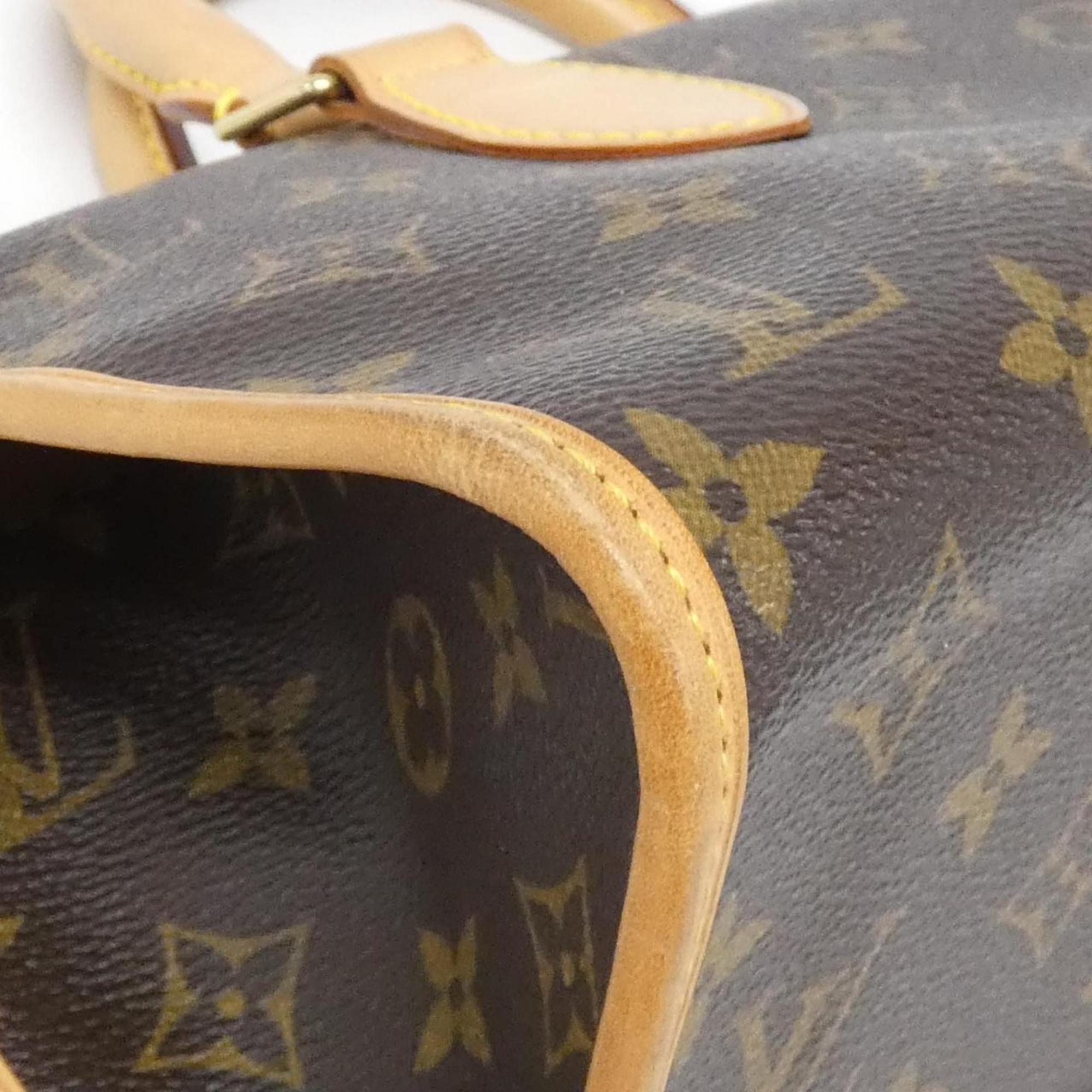 Louis Vuitton Brown Coated Canvas Handbag